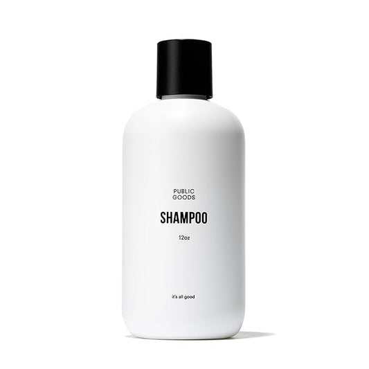 Public Goods Shampoo for Women & Men | Natural Gentle Shampoo to Cleanse & Nourish All Hair Types | Made with Organic Essential Oils | Sulfate & Paraben Free | Vegan | Made in Canada | 12 Fl Oz Bottle-Velvo Beauty