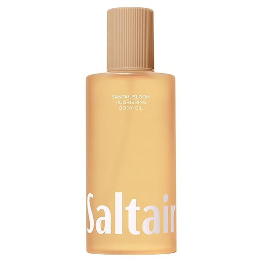 Saltair Body Oil. Jumbo Size Santal Bloom After Shower and Bath Oil Moisturizer for Women and Men. Botanical, Non-Greasy, and Well-Absorbing Lotion for Hydrating Dry Skin. 10oz Bottle-Velvo Beauty