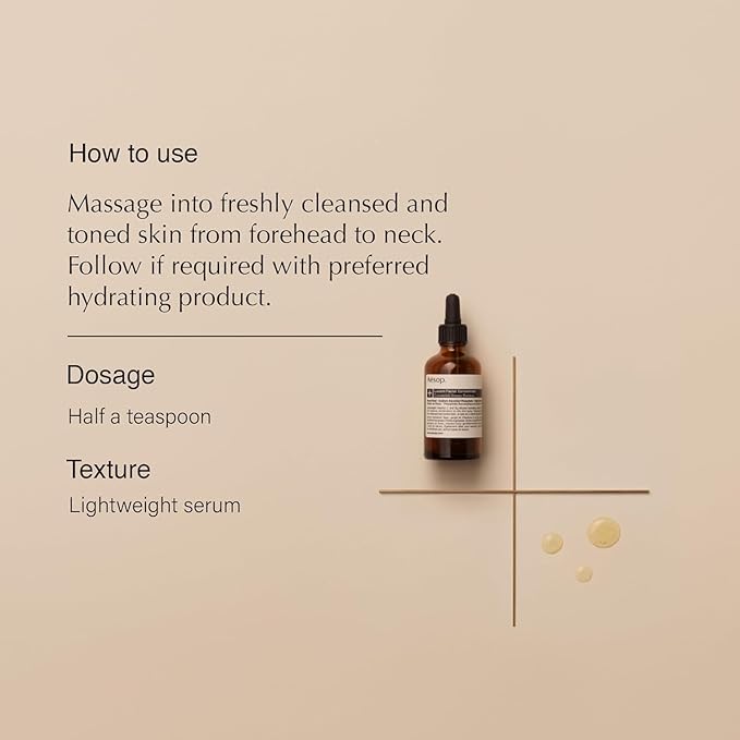 Aesop Lucent Facial Concentrate | Lightweight Vitamin C Facial Serum for Replenished, Hydrated, and Balanced Skin | 2.1 Oz-Velvo Beauty
