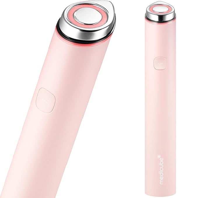 medicube Mini Booster Pro Pink | Affordable at-Home Facial Skin Care Tool for Beginners - Portable Glow Booster for Glass Skin, Boosting Skin Care Absorption, Skin Care for Teens, Korean Skin Care-Velvo Beauty