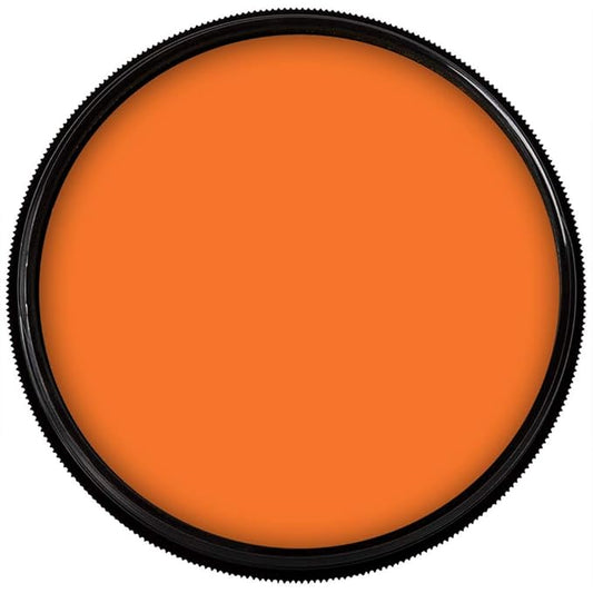 Mehron Makeup Foundation Greasepaint | Stage, Face Paint, Body Paint, Halloween Makeup 1.25 oz (38 g) (ORANGE)-Velvo Beauty