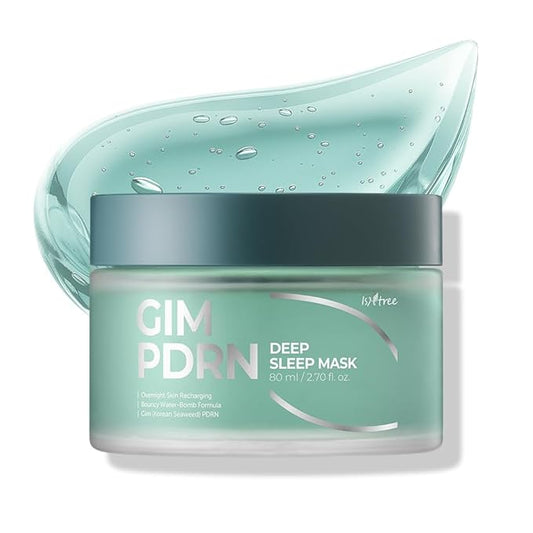 IsNtree Gim PDRN Deep Sleep Mask 80ml, 2.7 fl oz | Korean SEAWEED Skincare Sleeping Mask gel | Night Cream | Facial Mask | Overnight Gel mask for Hydration & Skin Bounce-Velvo Beauty