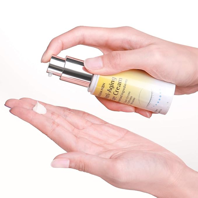 Lagunamoon Advanced Repair Eye Cream - Anti-Aging, Natural, Under Eye Cream - Hyaluronic Acid for Dark Circles, Puffiness, Fine Lines, Wrinkles - for All Skin Types (30mL / 1 Fl Oz)-Velvo Beauty