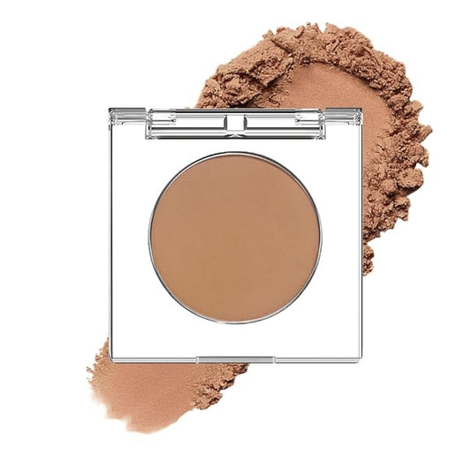 Monochrome Pressed Eyeshadow, Waterproof Neutral Powde Mini Eyeshadow, sombras para ojos, Talc, Paraben & Cruelty Free (H08#Matte Brown)-Velvo Beauty