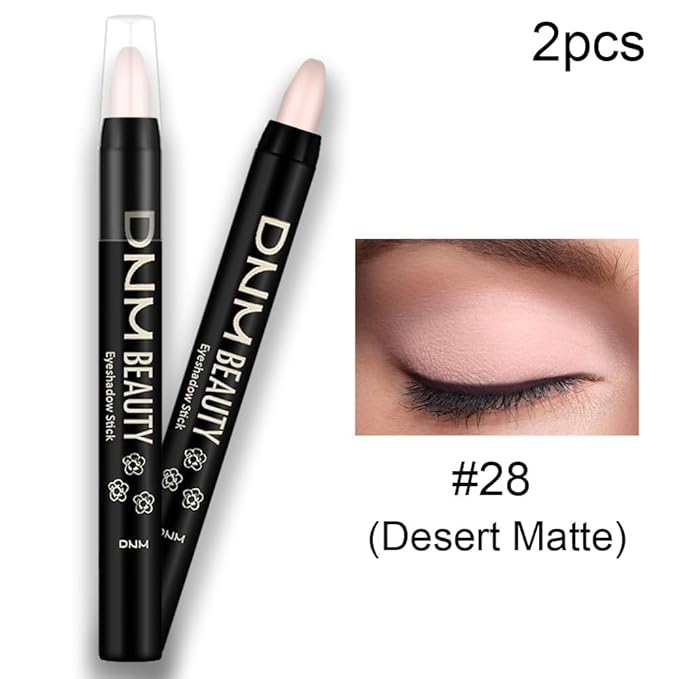 evpct 2Pcs Cream Eyeshadow Sticks Set for Eyes Waterproof, Desert Matte Eye shadow Stick Pencil Pen Bulk sombras en crema para ojos 28+28-Velvo Beauty