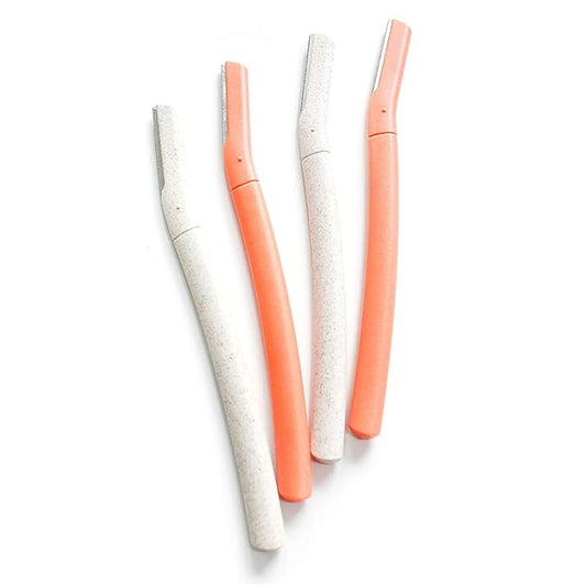 Chaosss &., Facial Fuzz-Free Razor, Eyebrow Trimmer Chaosss Co. Professional Exfoliating Dermaplaning Tool, Peach Fuzz Shaver and Multipurpose Home Skin Care for Women and Men (Pack of 4)-Velvo Beauty