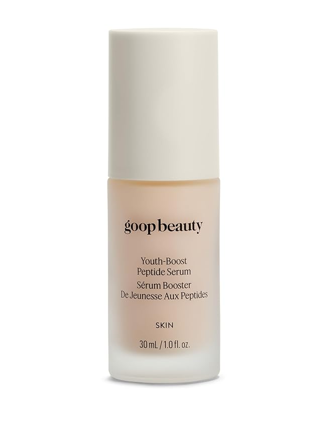 goop Beauty Peptide Serum |Reduces Fine Lines, Wrinkles, & Dark Spots | Peptides, Ceramides, & Niacinamide | Anti Aging Treatment to Improve Firmness & Elasticity | 1 fl oz-Velvo Beauty