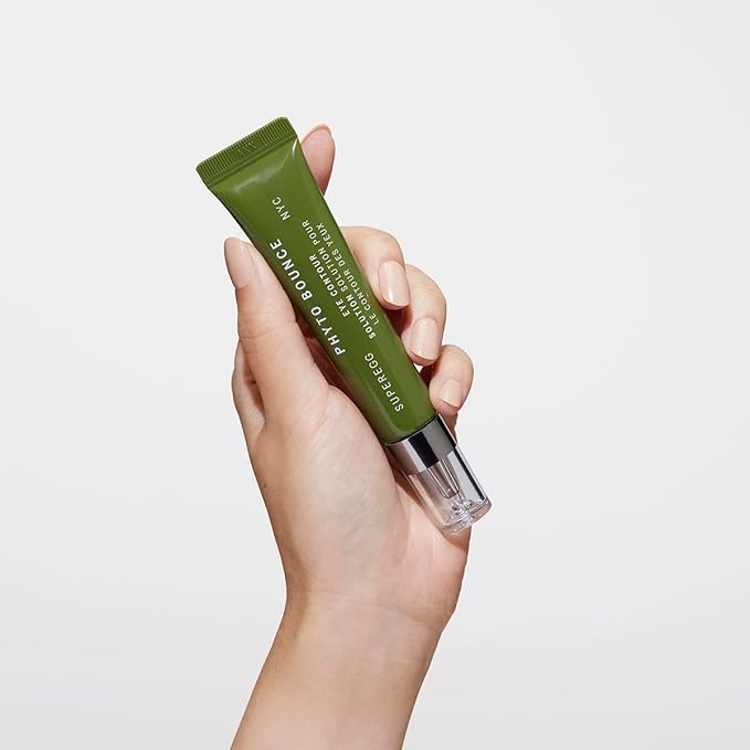 SUPEREGG Phyto Bounce Eye Contour Solution: For vibrancy and restoration. Concentrated solution cream with Tremella Mushroom and Peptides. 15ML / 0.5 FL OZ-Velvo Beauty