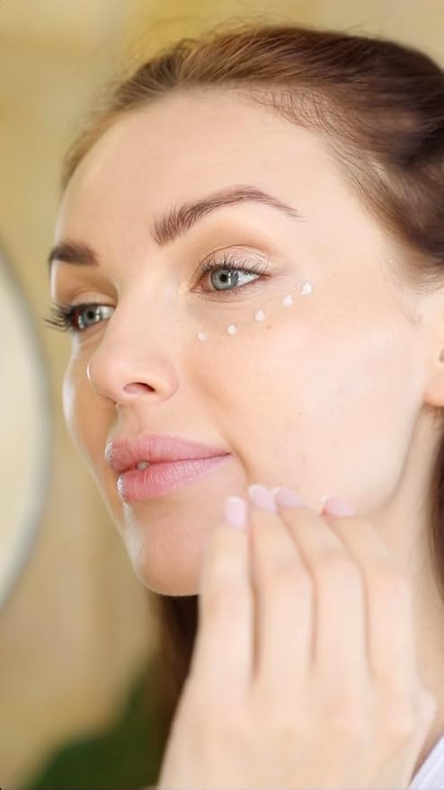 Dead Sea Eye Cream with Retinol, Collagen, Argan Oil & Caffeine, Targets Dark Circles, Puffiness & Fine Lines, Enriched with Dead Sea Minerals, Vegan Eye Cream for Women & Men, 1 oz-Velvo Beauty