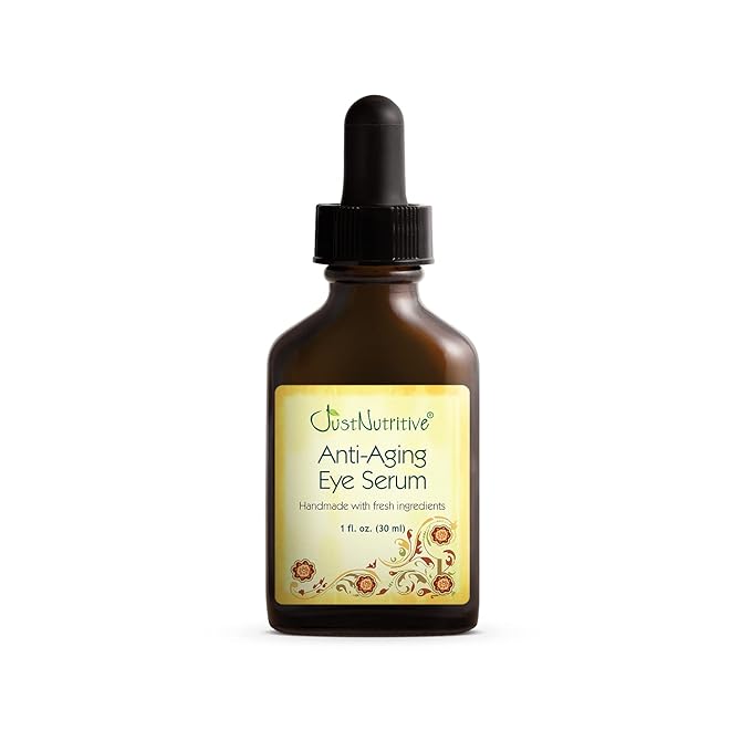 Anti Aging Eye Serum | Hydrating Eye Serum for Younger Complexion | Rapid Wrinkle Repair | Natural and Effective Eye Care | Just Nutritive | 1 Oz-Velvo Beauty