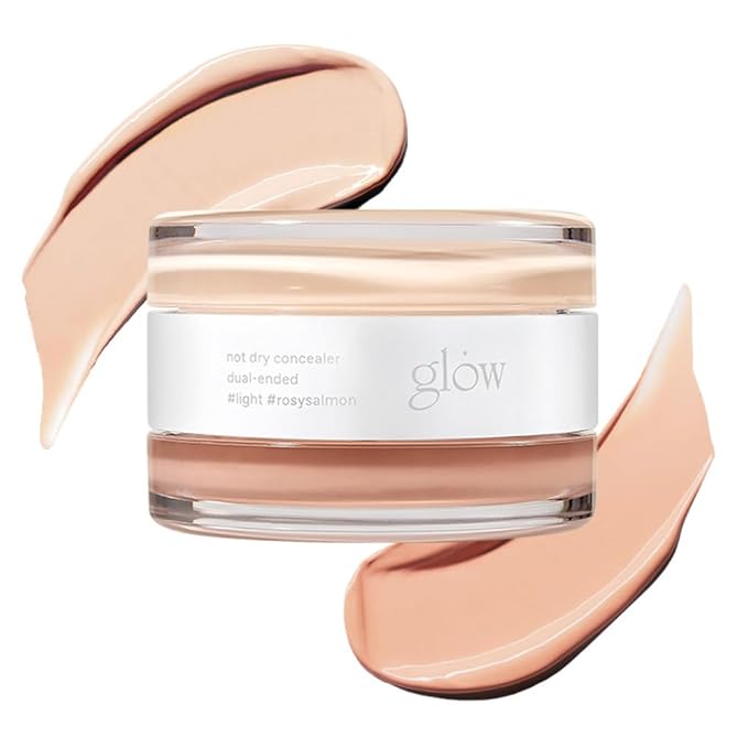 not dry concealer #light #rosysalmon : Vegan-Free, hypoallergenic, premium dual-ended concealer, expertly crafted to flawlessly cover blemishes and dark circles, 0.4 Oz-Velvo Beauty