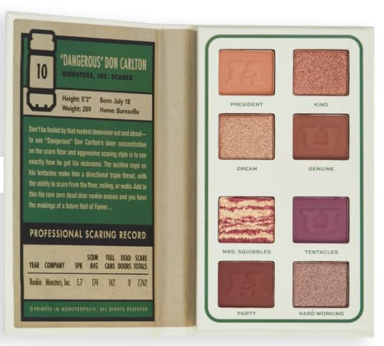 Revolution x Monsters University Don Carlton Scare Card Palette Eyeshadow 8 x 0.01 oz (0.55g), Affection-Velvo Beauty
