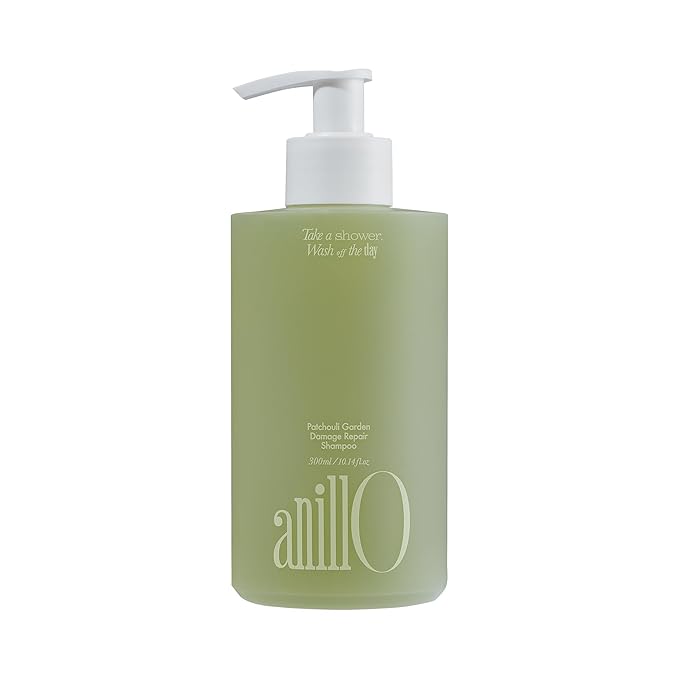 Patchouli Garden Damage Repair Shampoo - Korean Hair Care Nourishing Shampoo for Men & Women w/Patchouli Leaf Water, Protein Complex & Green Herb Complex - Vegan Scalp Cleanser (15.22 fl.oz)-Velvo Beauty