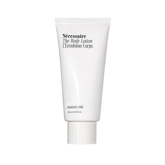 Nécessaire The Body Lotion – Fragrance-Free Hydrating Body Moisturizer with 5 Peptides, Niacinamide, Vitamins C/E, Omega-6/9 – Lightweight, Non-Greasy Lotion for Sensitive Skin – 6.8 oz-Velvo Beauty