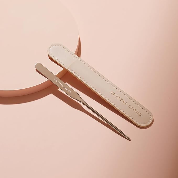 Korean Professional Pro Stainless Steel Makeup Cosmetic Spatula Tool Makeup Art Tool For Nail Art Eye Shadow Eyelash Makeup Professional Pigment Blending-Velvo Beauty