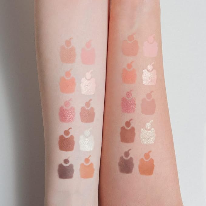 FreshO2 x Pony | Dessert Box Eyeshadow Palette |10 special colors| Made In Taiwan | Vegan Cruelty Free-Velvo Beauty