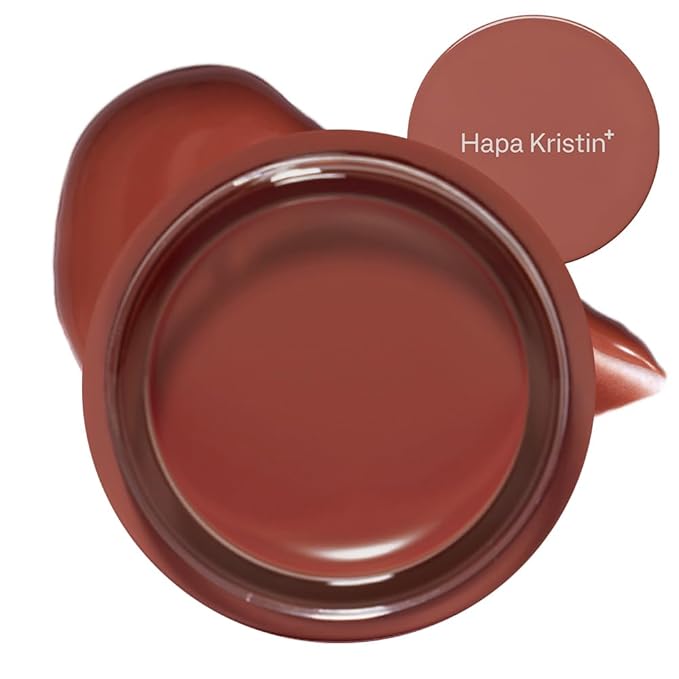 Gleam Glow Lip and Blush | a Classic, Vibrant Red that brings a Fresh, Lively Energy | perfectly pairs with Hapa Kristin Colored Contacts, 0.148 Oz (4.2g) (Burnt Orange 202, one)-Velvo Beauty