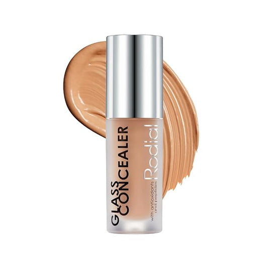 Rodial Glass Concealer Shade 4 - Luminous, Full-Coverage Cream with Peptides and Antioxidants for Flawless Skin, 0.1 fl. oz.-Velvo Beauty