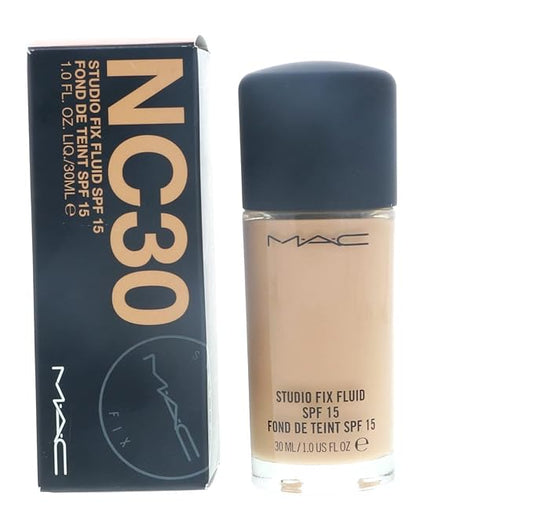 Mac Studio Fix Fluid Foundation NC30 SPF15-Velvo Beauty