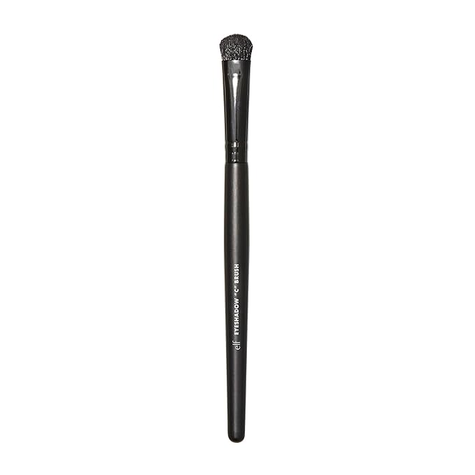 e.l.f. Eyeshadow "C" Brush, Curved Eyeshadow Brush For Blending & Diffusing, Helps Create The Perfect Smoky Eye, Vegan & Cruelty-Free-Velvo Beauty