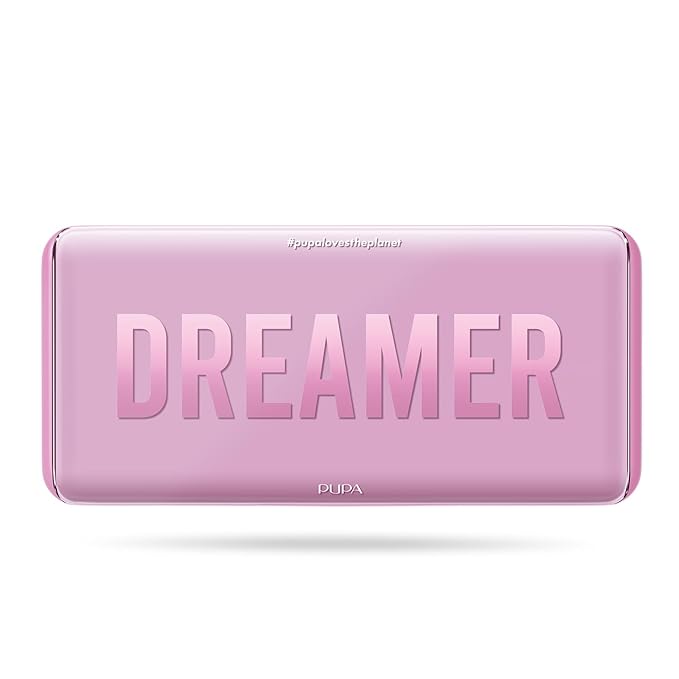 Pupa Milano Make-Up Palette L, 004 Pink, 0.71 oz - 18 Pan Eyeshadow and Blush Palette, Matte, Shimmer, Metallic Finishes - Blendable Velvety Texture Blush Powder - Talc-Free - Eco-Friendly Packaging-Velvo Beauty