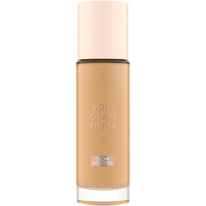 Catrice | Soft Glam Filter Fluid | Luminous Make Up Base & Highlighter for Radiant Complexion | With Vitamin E & Squalene | Vegan & Cruelty Free (40 | Medium Tan)-Velvo Beauty
