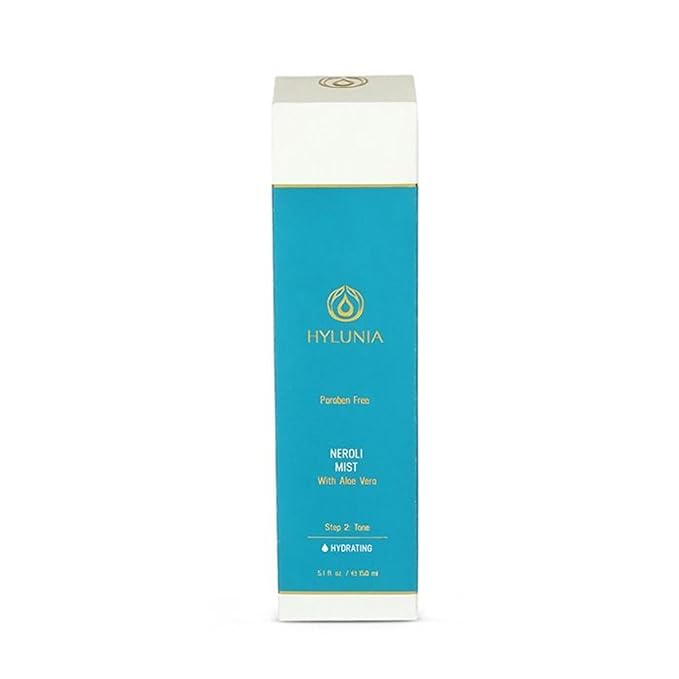 Hylunia Neroli Mist - instant moisturizing spray - Colloidal Silver and Aloe Vera - for younger fresher looking skin - all natural toner-Velvo Beauty