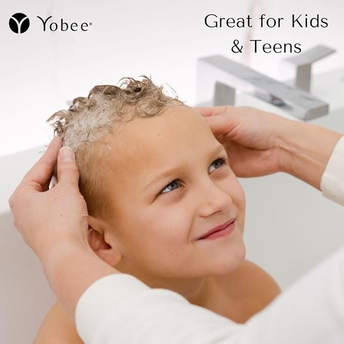 Yobee Naturally Rebalancing Shampoo | Dry, Flaky & Itchy Scalp Care with Para Probiotics, Organic Honey & Turmeric, Vitamin B12 & Oat Extracts | Dandruff & Psoriasis Relief (2 Bottles)-Velvo Beauty