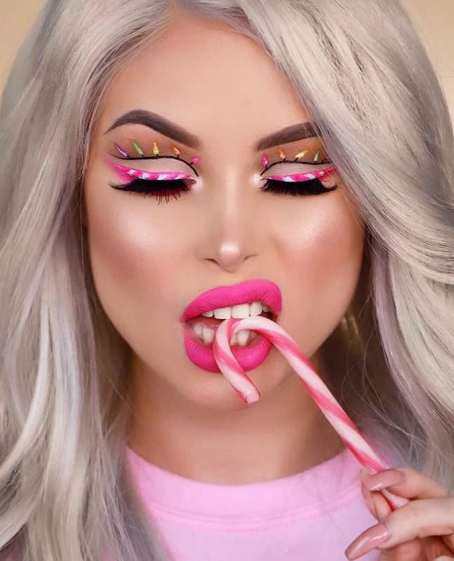 Beauty Bakerie Cotton Candy Champagne Blush Makeup Palette, Long Lasting Pigment, Matte and Metallic Highlighter Makeup, 4 Highlight Shades-Velvo Beauty