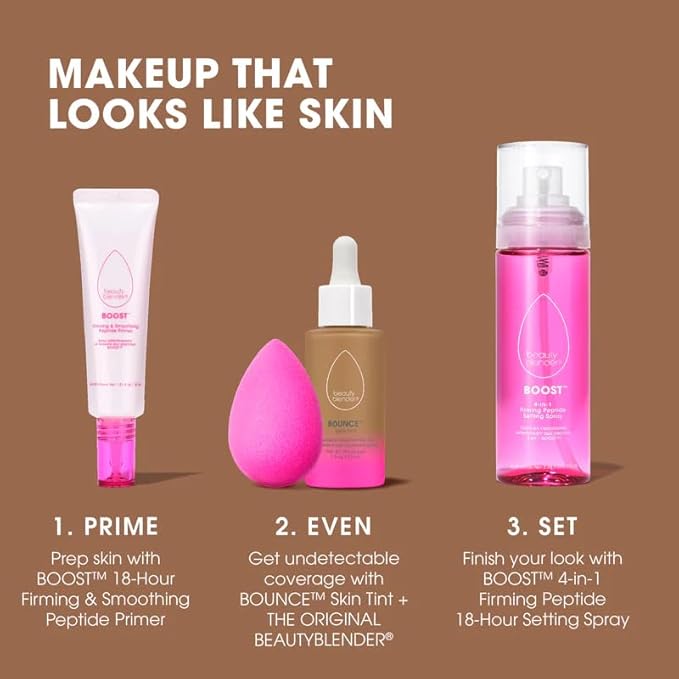 Beautyblender 12-Hour Always on Radiant Skin Tint, Breathable Serum Foundation Stays Put for All Day Long Wear, Infused with Hyaluronic Acid & Niacinamide, Tan 5-Velvo Beauty