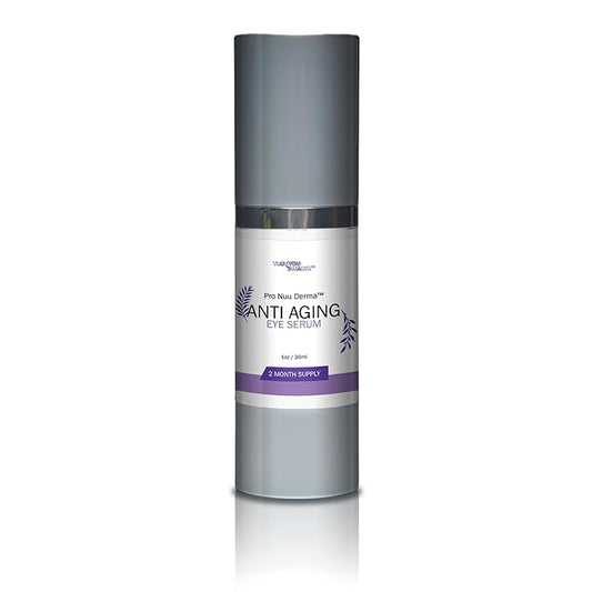 Pro Nuu Derma Serum - 2 Month Supply Anti Aging Serum - Our Best Eye Serum - Improve Dark Circles & Wrinkles with Anti Aging Vitamin C Anti Wrinkle Serum - Anti Aging Eye Serum to Aid Skin Stem Cells-Velvo Beauty