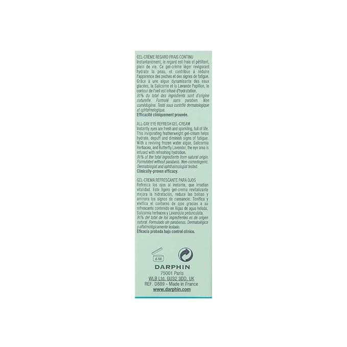 Darphin Hydraskin All-Day Eye Refresh Gel-Cream, 0.5 Ounce (I0013949)-Velvo Beauty