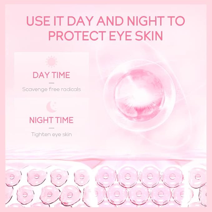 AKARY Sakura Eye Cream, Under Eye Cream to Reduce Dark Circles, Bags, Puffiness, Hydrate Undereye Area, Skincare Eye Cream with Hyaluronic Acid for All Skin Types-Velvo Beauty