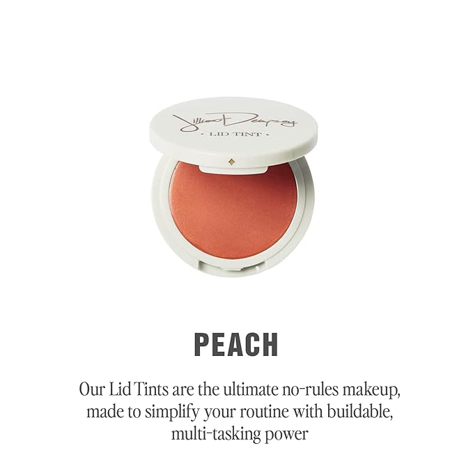 Jillian Dempsey Lid Tint: Satin Cream Eyeshadow I Easy Application for a Natural Shimmer or a Layered Matte Finish I Peach-Velvo Beauty