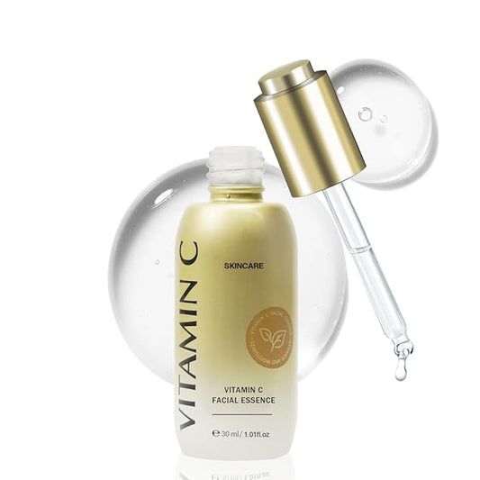 Vitamin C Serum for Face with Hyaluronic Acid, Boost Skin Collagen, Brightening, Antioxidant, Anti-Aging, Hydrate & Plump, Improve Appearance of Dark Spots, Tone, Fine Lines Facial Serum 30ml/1 fl oz-Velvo Beauty