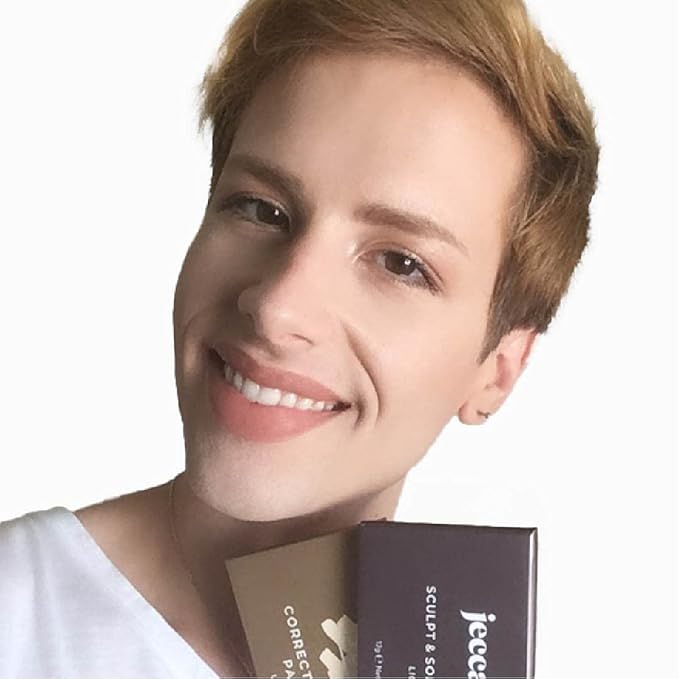 Jecca Blac Correct and Conceal Medium Coverage Palette, Lightweight Long Lasting Formula, Medium To Full Coverage, Gender Neutral and LGBTIQA+ Inclusive Make Up, Light 1.0, 12g-Velvo Beauty