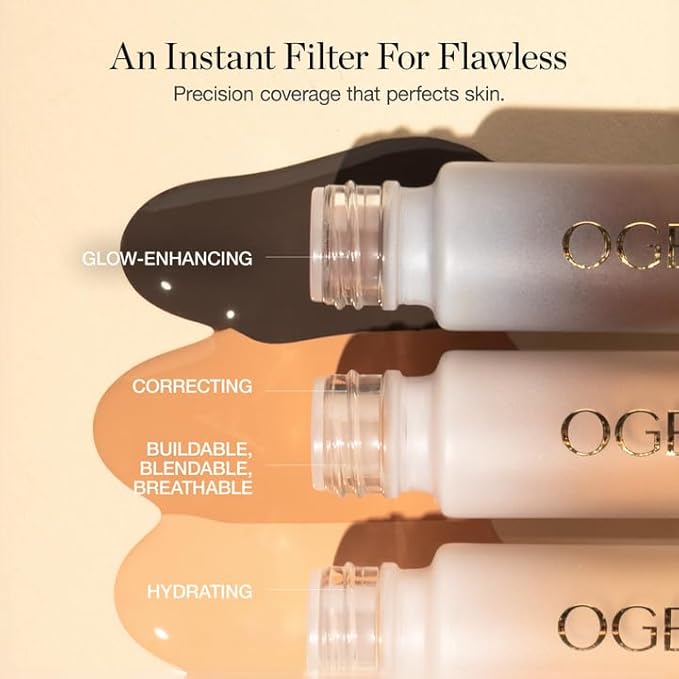 Ogee Complexion Perfecting Under Eye Concealer - Certified Organic Full Coverage Concealer - Buildable Coverage - WILLOW 3.00C - Light Medium (Peach Undertones)-Velvo Beauty