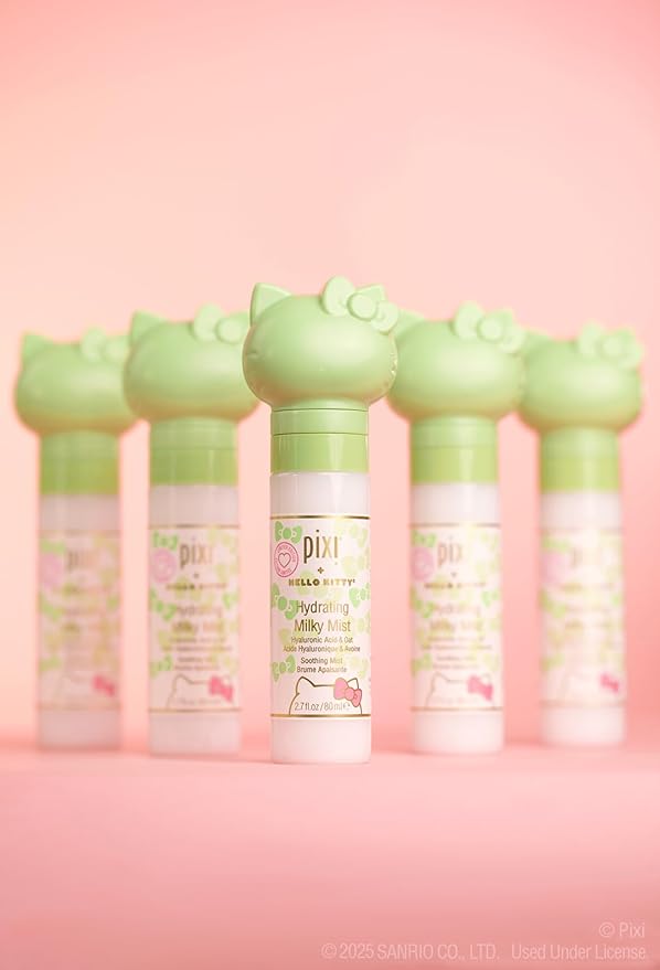 Pixi Beauty + Hello Kitty Milky Mist 2.70 Fl Oz | Hydrating Moisturizer for Dry Skin | Infused with Hyaluronic Acid-Velvo Beauty