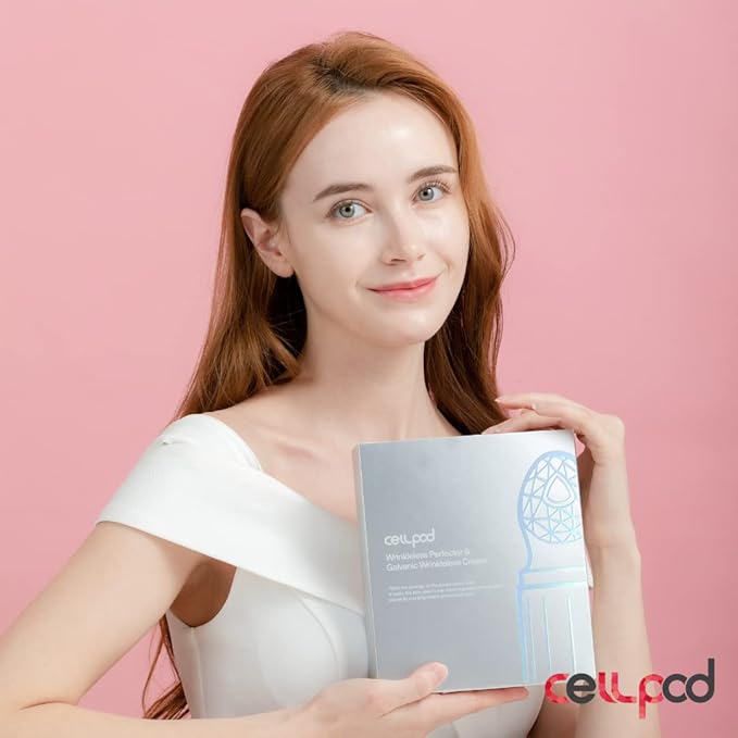 Wrinkleless Perfector & Galvanic Wrinkleless Cream - Galvanic Facial Vibration device with Eye Cream Cream 2 ea. (0.68 fl. oz. for each) - for Anti-Aging, Anti-Wrinkle, and Eye Brightening-Velvo Beauty