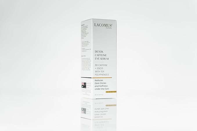 Advance Caffeine 5% + EGCG Serum for Brighter Eyes - Powerful Eye Contour Serum for Reduces Puffiness, Dark Circles, and Pigmentation - Hydrating and Smoothing Formula - LACOMUS Australia-Velvo Beauty