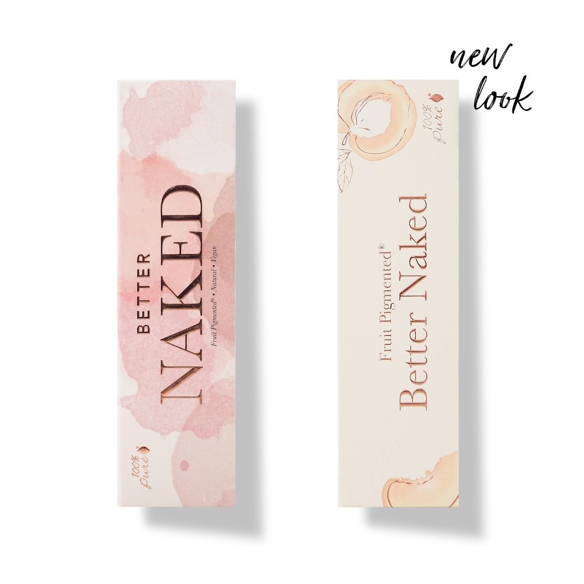 100% PURE Better Naked Makeup Palette All in One Compact 3 Eyeshadow, Blush, Face Highlighter, Fruit Pigmented Natural Nude Neutral Look for All Skin Types - Vegan (Soft Rose, Taupe, Beige Tones)-Velvo Beauty