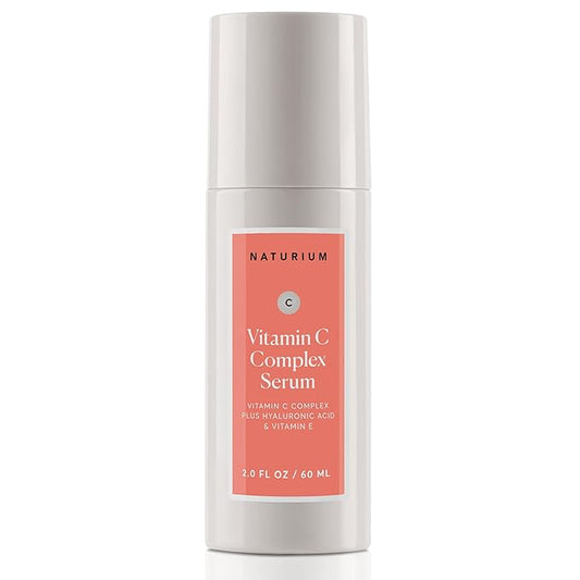 Naturium Vitamin C Complex Face Serum Jumbo, Anti-Aging Facial Treatment with Hyaluronic Acid & Vitamin E, 2 oz-Velvo Beauty