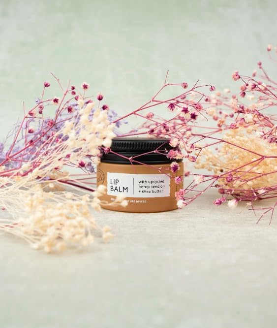 UpCircle Lip Balm with Hemp Seed Oil + Shea Butter 15ml – Hydrating + Plumping – Rosehip + Grapefruit Oil To Soothe Dry Lips - Natural, Vegan + Cruelty-Free-Velvo Beauty