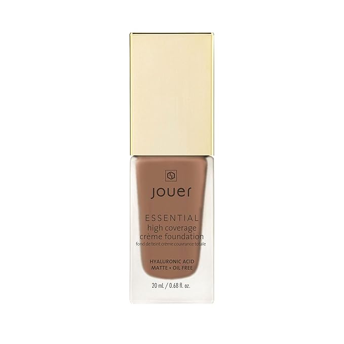 Jouer Essential High Coverage Crème Foundation - Available in 50 Shades for All Skin Tones - Healthy Ingredients - Paraben, Gluten & Cruelty Free - Vegan Friendly-Velvo Beauty
