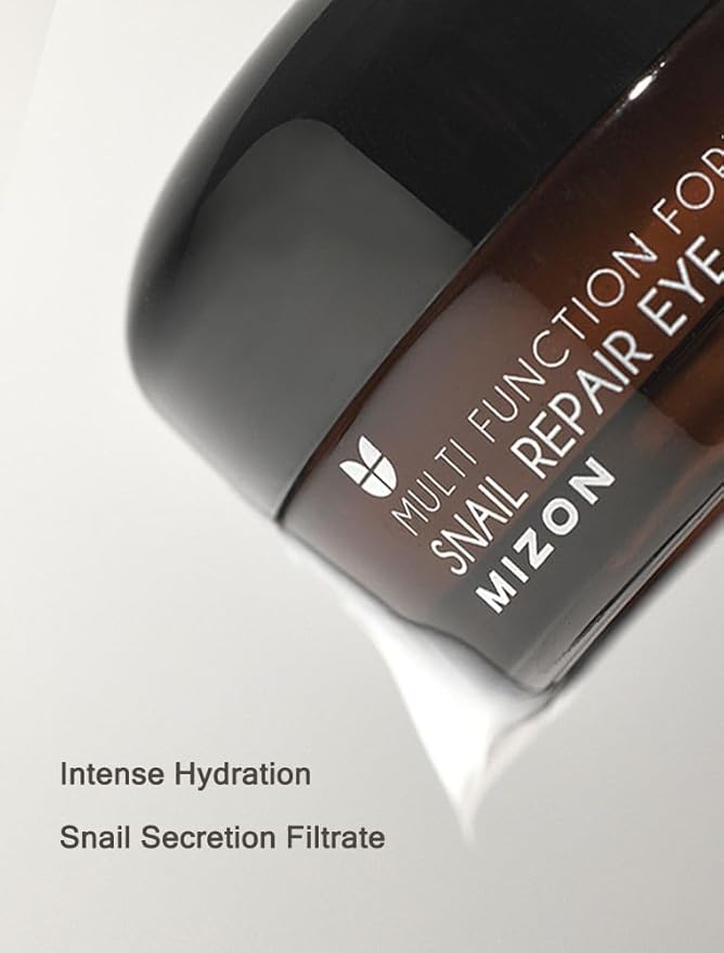 MIZON Snail Line Snail Repair Eye Cream, natural treatment, wrinkle treatment, fine line, hydrating, healthy skin, Korean skincare (0.84 oz)-Velvo Beauty