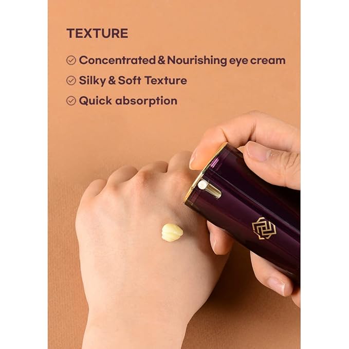 Age Control Vital Energy Eye Cream 0.57 fl. Oz. (17ml), Plant Stem Cell + Real Protein + Hyaluronic Acid + Vitamin infused eye cream, Wrinkle Care Eye cream, K-Beauty-Velvo Beauty