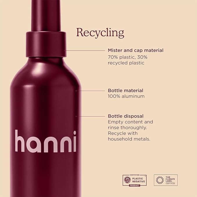 HANNI Water Balm Hydrating Body Mist, Moisturizer Spray with Hyaluronic Acid for All Skin Types, Lotion Replacement, 200 mL / 6.76 fl oz-Velvo Beauty
