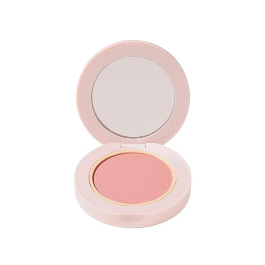 Wander Beauty Hydrating Powder Blush - Lightweight, Peach Blush Makeup with a Blurring, Satin Finish - Buildable Formula with Hyaluronic Acid, Squalane & Aloe Leaf Extract - Peach of Mind - 0.18 oz-Velvo Beauty