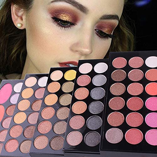 148 Colors Eyeshadow Palette Makeup Contouring Kit Combination with Eyebrow Powder, Lipgloss, Blusher, Press Powder and Concealer - Perfect for Professional and Daily Use-Velvo Beauty