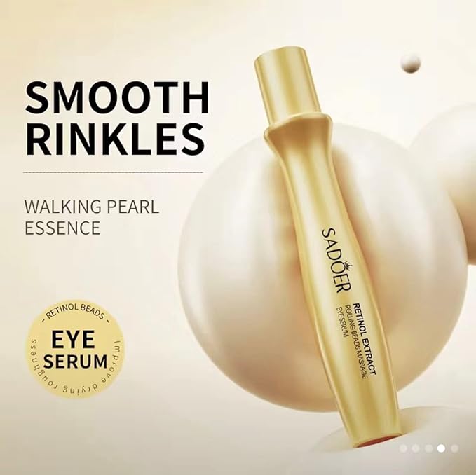 Retinol Eye Serum (Rolling Bead Massage)-Velvo Beauty